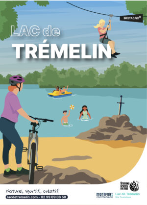 Bannière Brochure - Lac de Trémelin 2024